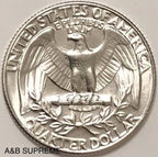 1973 D Washington Quarter Dollar Gem Bu Uncirculated