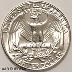 1973 D Washington Quarter Dollar Gem Bu Uncirculated