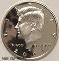 2001 S Kennedy Half Dollar Gem Cameo Clad Proof