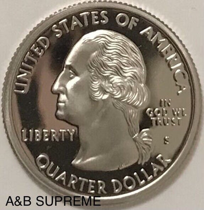1999 S State Quarter Connecticut Deep Cameo Clad Gem Proof