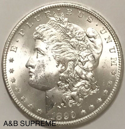 1) 1878-1904 Morgan Dollar Gem Bu Uncirculated 90% Silver