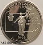 1999 S State Quarter Pennsylvania Deep Cameo Clad Gem Proof