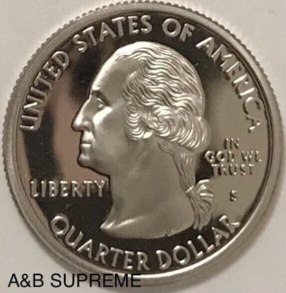 1999 S State Quarter Pennsylvania Deep Cameo Clad Gem Proof