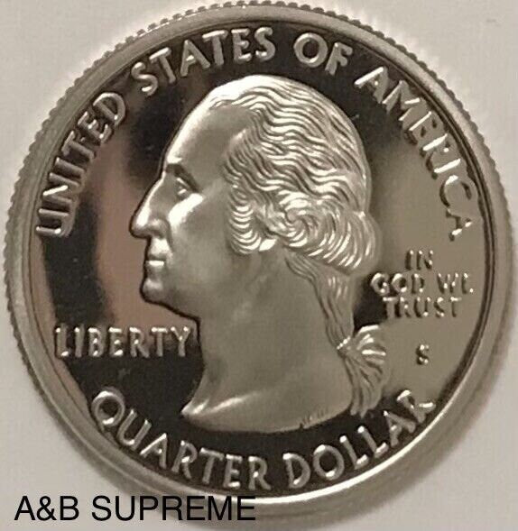 1999 S State Quarter Pennsylvania Deep Cameo Clad Gem Proof