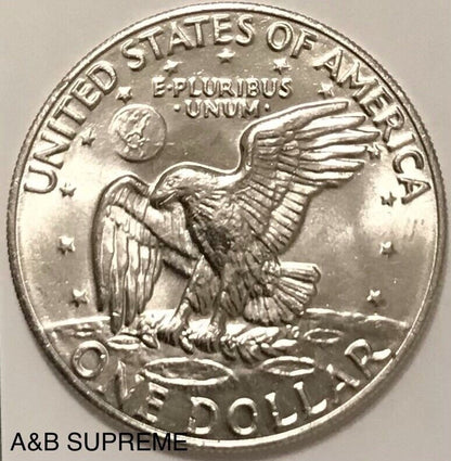 20) 1971-1978 Eisenhower Dollar Roll AU-BU Uncirculated