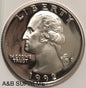 1992 S Washington Quarter Dollar Clad Gem Proof