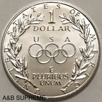 1988 D Seoul Olympic Gem Bu Commemorative Dollar 90% Silver