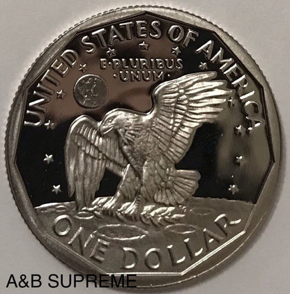 1980 S Susan B Anthony SBA Dollar Cameo Gem Clad Proof