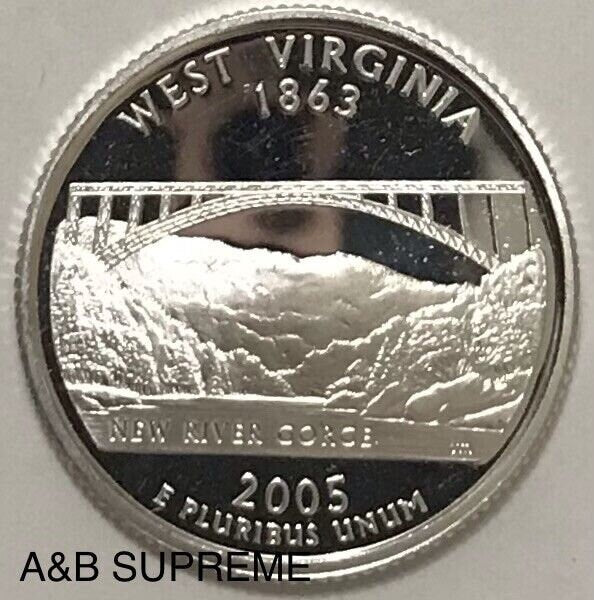 1) 1999-2008 S State Quarter Gem Cameo Proof 90% Silver
