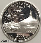 1) 1999-2008 S State Quarter Gem Cameo Proof 90% Silver