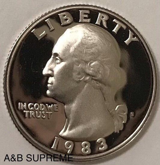 1983 S Washington Quarter Dollar Clad Gem Proof