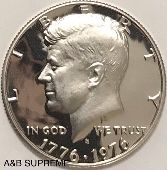 1976 S Kennedy Half Dollar Clad Gem Proof Bicentennial