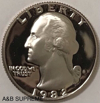 1982 S Washington Quarter Dollar Clad Gem Proof