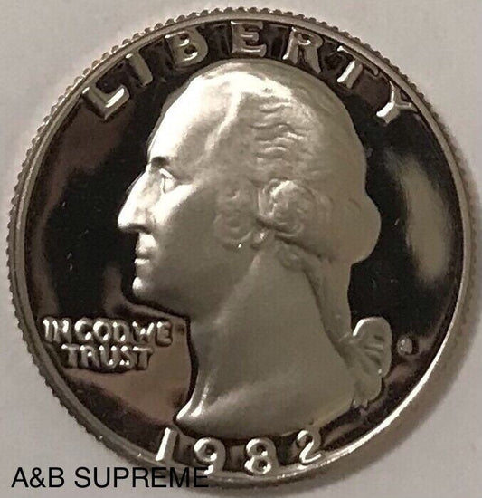 1982 S Washington Quarter Dollar Clad Gem Proof