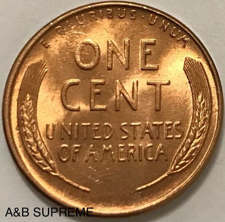 1946 S Lincoln Wheat Cent Bronze Penny Gem Bu Uncirculated