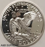 1972 S Eisenhower Dollar 40% Silver Superb Gem Cameo Proof