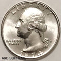 1974 D Washington Quarter Dollar Gem Bu Uncirculated