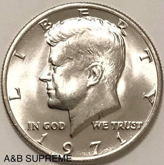 1971 Kennedy Half Dollar Gem Bu Uncirculated
