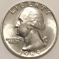 1969 Washington Quarter Dollar Gem Bu Uncirculated
