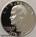 1976 S Eisenhower Dollar 40% Silver Superb Gem Cameo Proof Bicentennial