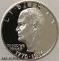 1976 S Eisenhower Dollar 40% Silver Superb Gem Cameo Proof Bicentennial