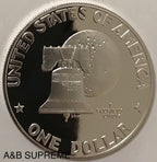 1976 S Eisenhower Dollar 40% Silver Superb Gem Cameo Proof Bicentennial