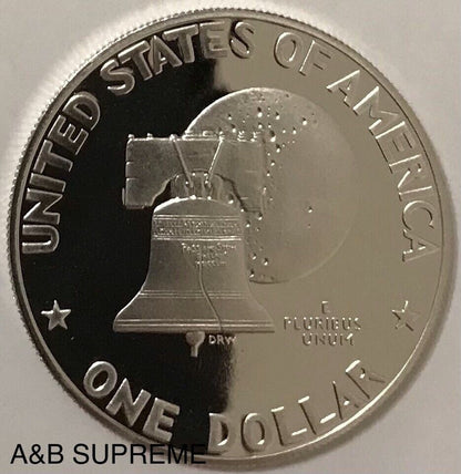 1976 S Eisenhower Dollar 40% Silver Superb Gem Cameo Proof Bicentennial
