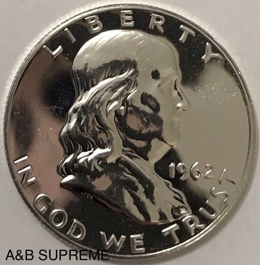 1962 Franklin Half Dollar Gem Proof 90% Silver