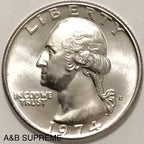 1974 D Washington Quarter Dollar Gem Bu Uncirculated