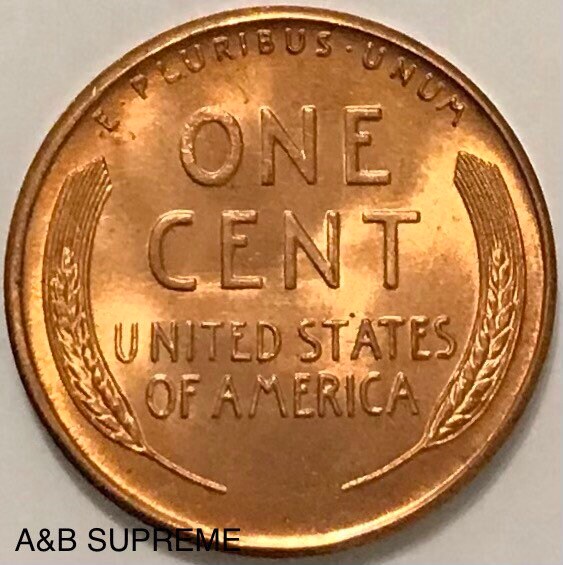 1949 S Lincoln Wheat Cent Bronze Penny Gem Bu Uncirculated