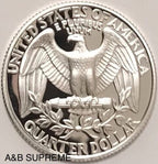 1993 S Washington Quarter Dollar Deep Cameo Gem Proof 90% Silver