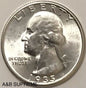 1935 Washington Quarter Gem Bu Uncirculated 90% Silver