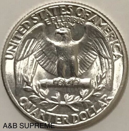 1935 Washington Quarter Gem Bu Uncirculated 90% Silver