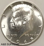 1965 Kennedy Half Dollar Gem Bu Uncirculated 40% Silver