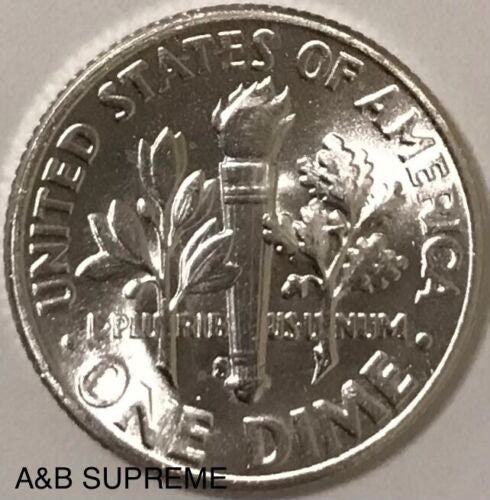 1954 S Roosevelt Dime Gem Bu Uncirculated 90% Silver