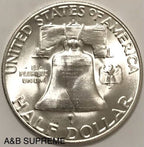 1952 S Franklin Half Dollar Gem Bu Uncirculated 90% Silver