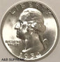 1954 D Washington Quarter Gem Bu Uncirculated 90% Silver