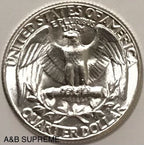 1958 Washington Quarter Gem Bu Uncirculated 90% Silver
