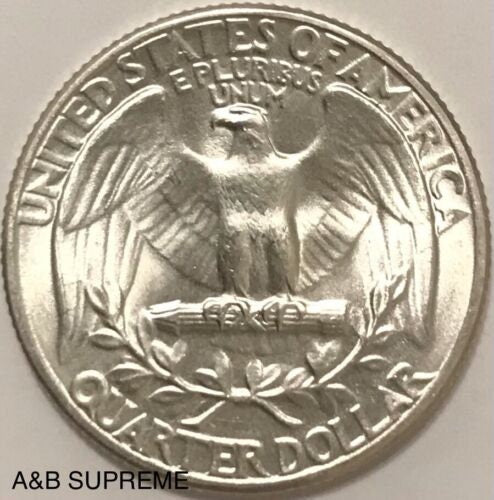 1939 Washington Quarter Gem Bu Uncirculated 90% Silver