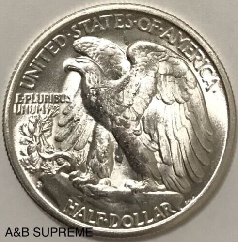 1945 S Walking Liberty Half Dollar Gem Bu Uncirculated 90% Silver