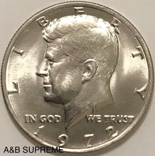 1972 Kennedy Half Dollar Gem Bu Uncirculated