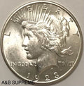 1923 S Peace Dollar Strong Mint Luster Gem Bu Uncirculated 90% Silver