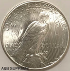 1926 S Peace Dollar Strong Mint Luster Gem Bu Uncirculated 90% Silver