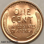1955 D Lincoln Wheat Cent Bronze Penny Gem Bu Uncirculated