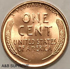1955 D Lincoln Wheat Cent Bronze Penny Gem Bu Uncirculated