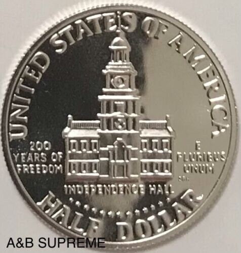 1976 S Kennedy Half Dollar 40% Silver Gem Cameo Proof Bicentennial