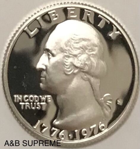 1976 S Washington Quarter Dollar 40% Silver Gem Proof Bicentennial