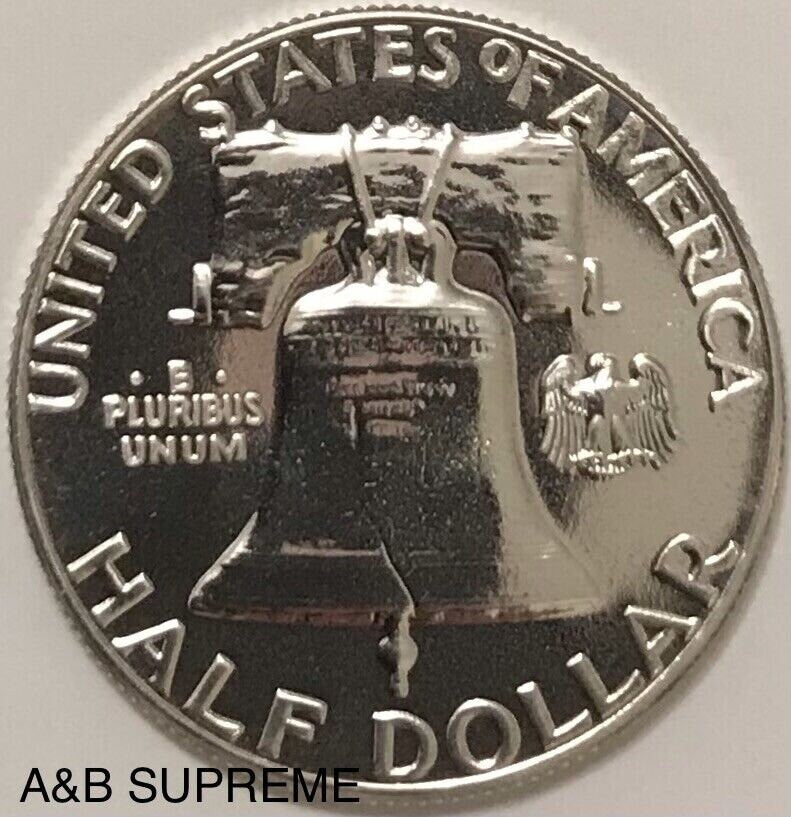 1957 Franklin Half Dollar Gem Proof 90% Silver