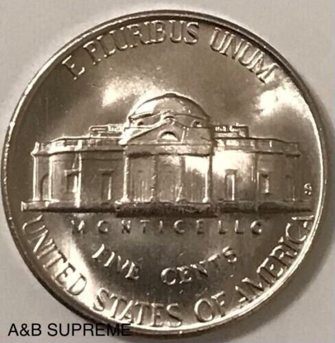 1949 S Jefferson Nickel Gem Bu Uncirculated