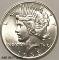 1935 Peace Dollar Strong Mint Luster Gem Bu Uncirculated 90% Silver